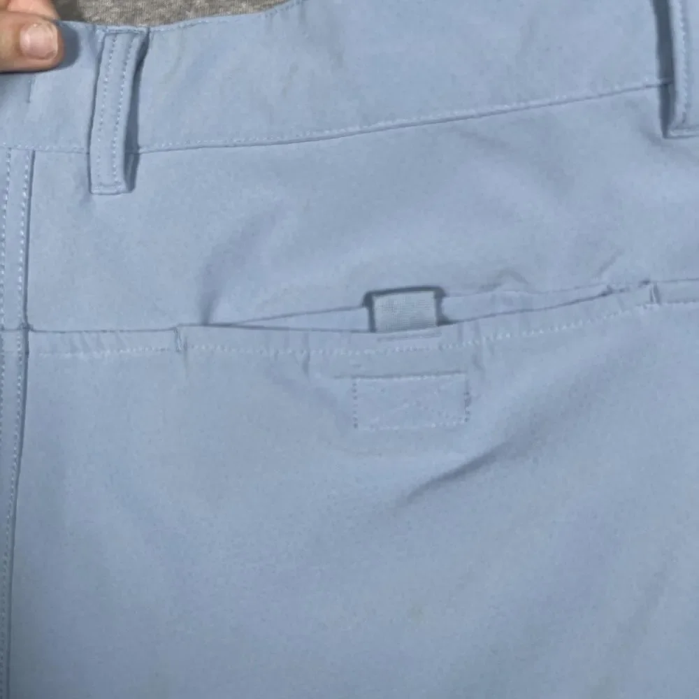 The North Face Chino Shorts Mens 34 Blue Microfiber Polyester Casual Golf